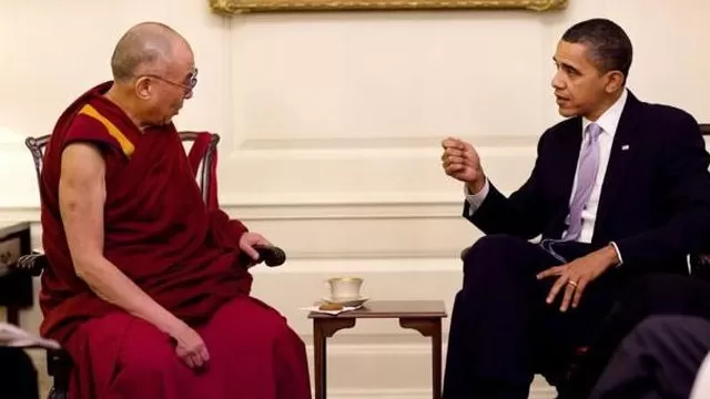 Desde que llegó a la Casa Blanca en 2009, Obama ha recibido en privado al Dalái Lama en tres ocasiones, la última de ellas en febrero de 2014. (Vía: Twitter)