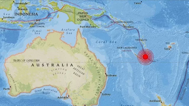 Terremoto en Nueva Caledonia. Imagen: earthquake.usgs.gov