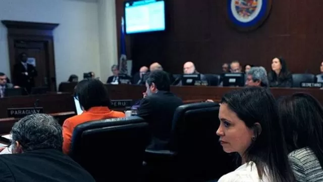 OEA culminó sesión sin escuchar a diputada venezolana María Corina Machado