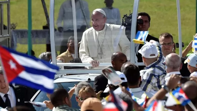 papa Francisco en Cuba. (V&iacute;a: Twitter)