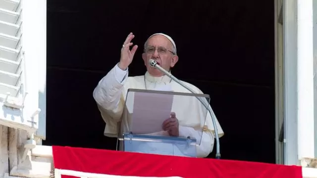 Papa Francisco durante el Ángelus dominical / Foto: Aci Prensa