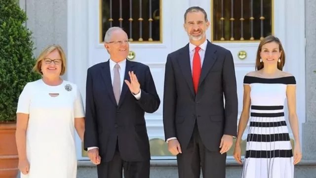 PPK se reuni&oacute; con el Rey Felipe VI. Foto: RPP.