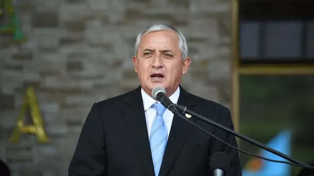  El mandatario Otto Pérez Molina denunció una intervención extranjera para vincularlo con un acto de corrupción / Johan Ordoñez - AFP