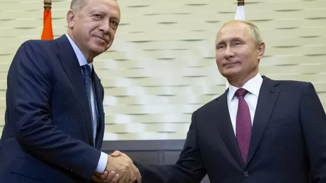 Vladimir Putin y Recep Tayyip Erdogan acuerdan que no habrá ofensiva militar en Idlib