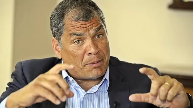 Rafael Correo, expresidente de Ecuador. Foto: AFP