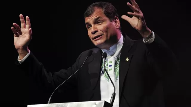  El presidente Correa ofreció una entrevista para el diario El Telégrafo / Foto: AFP