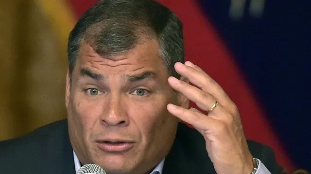 Rafael Correa. (Vía: AFP)