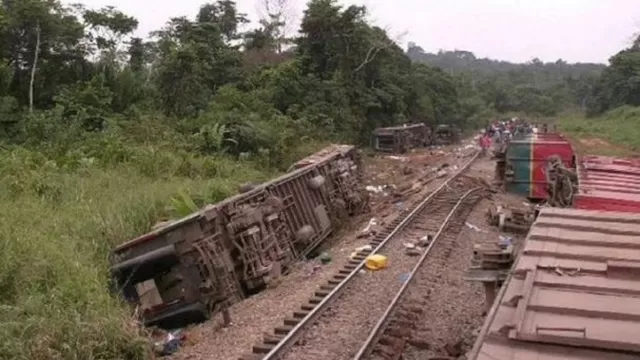 Descarrilamiento de tren en República Democrática del Congo dejó al menos 50 muertos. Foto: El Nacional/referencial