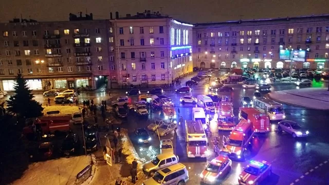 Explosión en supermercado de San Petersburgo, en Rusia. Foto: Irina Kulikova