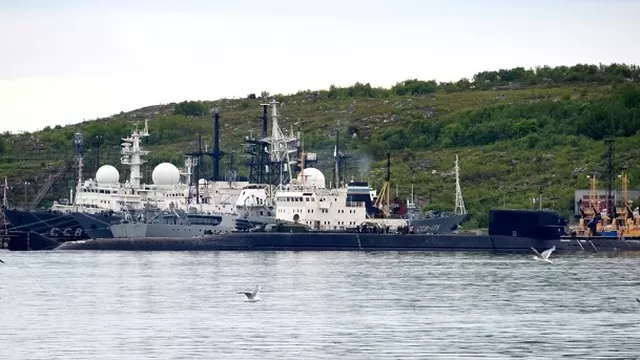 Submarino en Rusia. Foto referencial: AFP