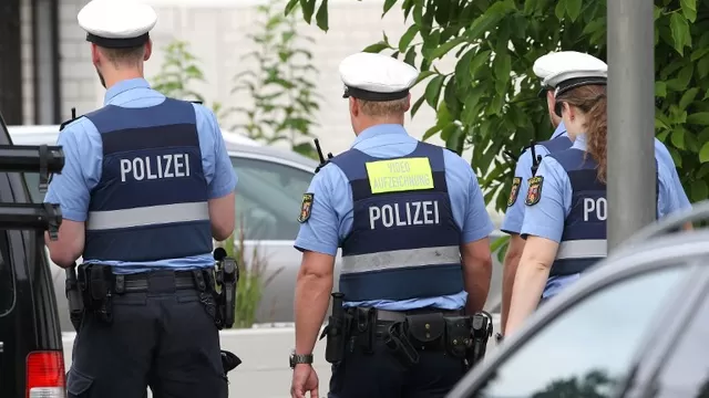 Agentes de la Policía alemana. Foto: AFP