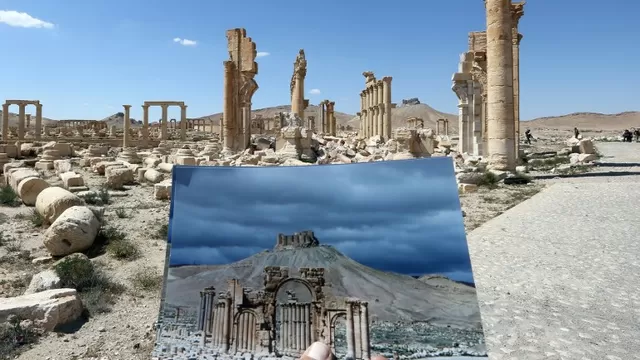 Estado Islámico destruyó la ciudadela de Palmira, en Siria. Foto: AFP.