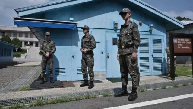 Soldado de Corea del Norte cruza la frontera para desertar a Corea del Sur. Foto: AFP/referencial