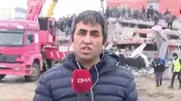 Terremoto en Turquía: Réplica ocurre durante despacho de periodista y todos entran en pánico