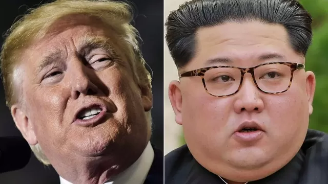 Donald Trump y Kim Jong-un. Fotos: AFP