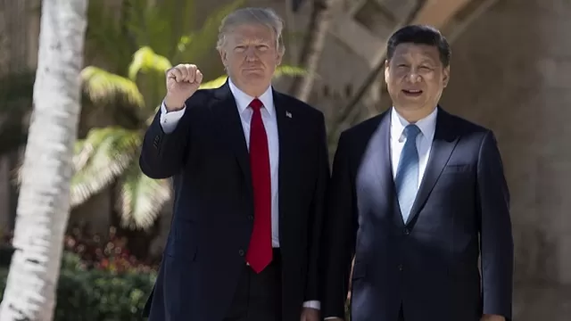 Donald Trump y Xi Jinping. Foto: AFP