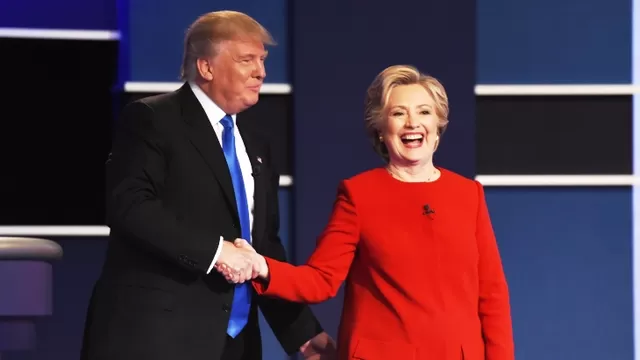 Donald Trump y Hillary Clinton, candidatos presidenciales de EE.UU. Foto: AFP
