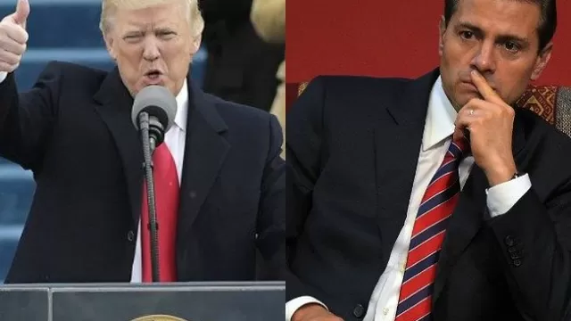Donald Trump y Enrique Peña Nieto (Vía: AFP)