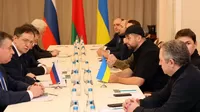 Ucrania y Rusia negocian en la frontera de Bielorrusia 