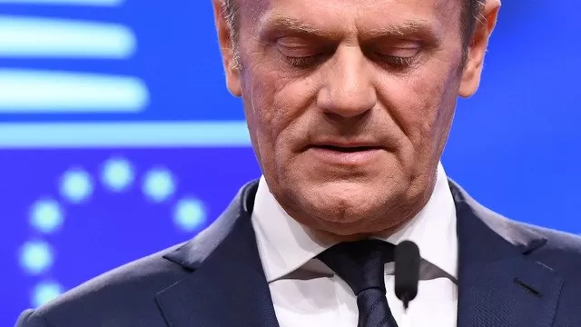 Donald Tusk, presidente del Consejo Europeo. (Vía: AFP)