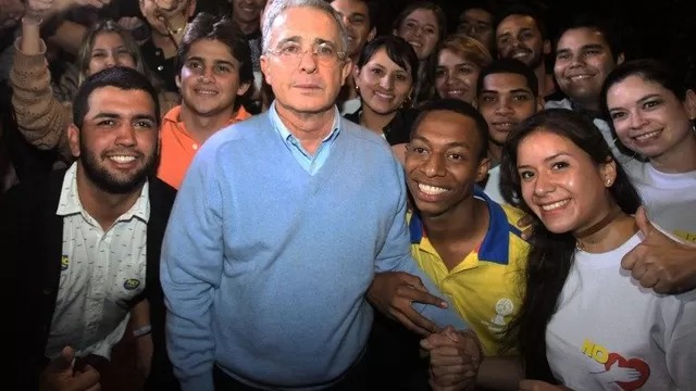Expresidente de Colombia Álvaro Uribe. (Vía: AFP)