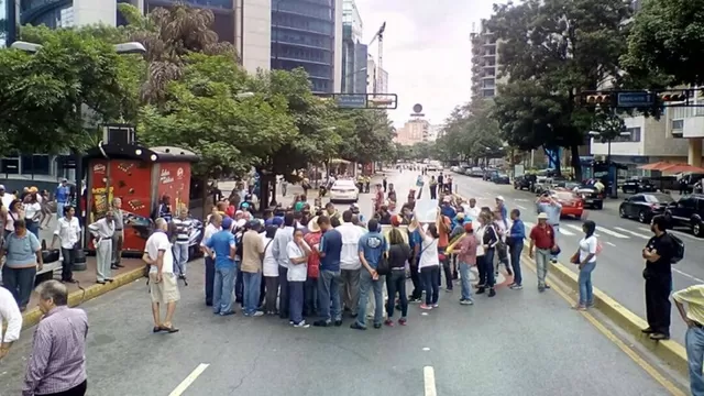 Manifestaciones en Venezuela en 1 de Mayo. Foto: @ElPitazoTV