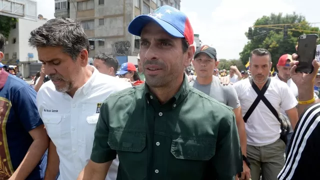 Henrique Capriles, gobernador de Miranda, en Venezuela. Foto: AFP