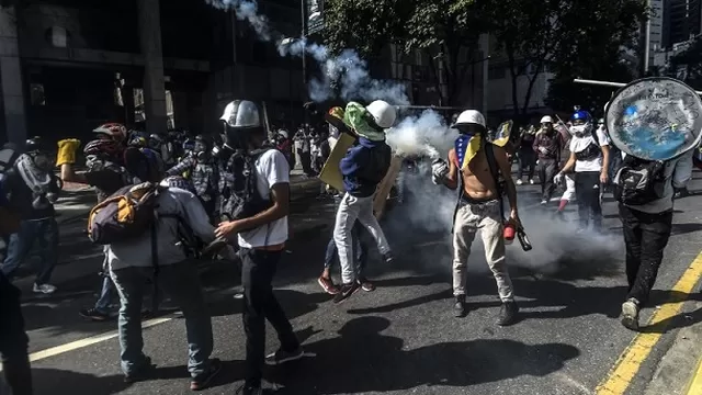 En Caracas, más de 160.000 opositores protestaron / AFP