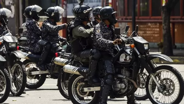 Policía de Venezuela: Foto: AFP