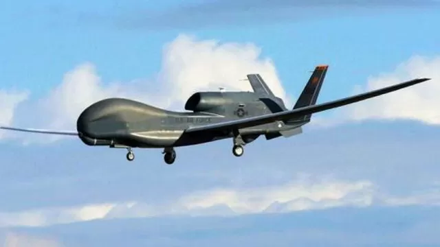 Irán derribó este jueves un dron estadounidense. Foto: Hispan TV 