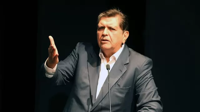 Alan García, expresidente peruano. Foto: Andina