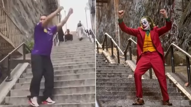 YouTube viral: hincha de Alianza Lima imita baile del 'Joker' en escaleras del Bronx