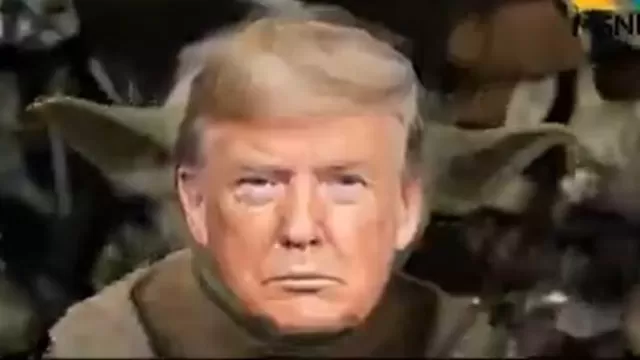 Campaña de Donald Trump publica video con presidente como Yoda 'decapitando' a CNN