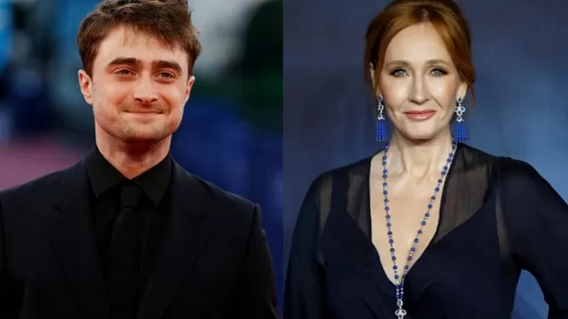 Daniel Radcliffe y J.K. Rowling. Foto: Cronica.com