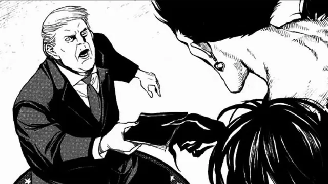 Donald Trump aparece en el episodio único del manga de Death Note