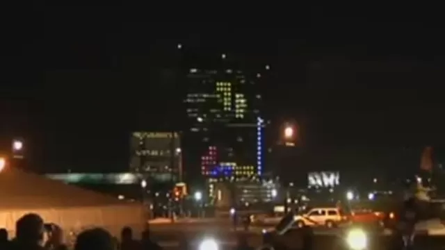 EE.UU.: Jugaron el tetris más grande de la historia en edificio de 29 pisos