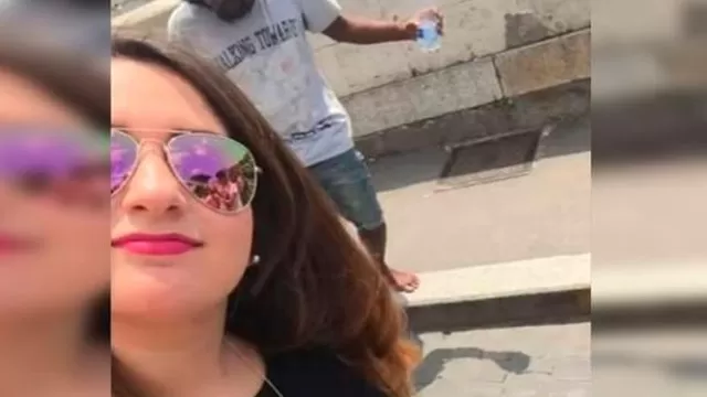 Facebook: joven presume su viaje a Italia e indigente le roba un beso