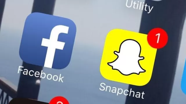Logos de Facebook y Snapchat. (Vía: Twitter)