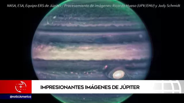 Impresionantes imágenes de Júpiter