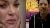 ¡Incómodo momento! Esposo de actriz colombiana terminó su matrimonio en pleno reality frente a su amante