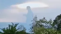 Indonesia: Nube en forma de Godzilla sorprende a internautas 