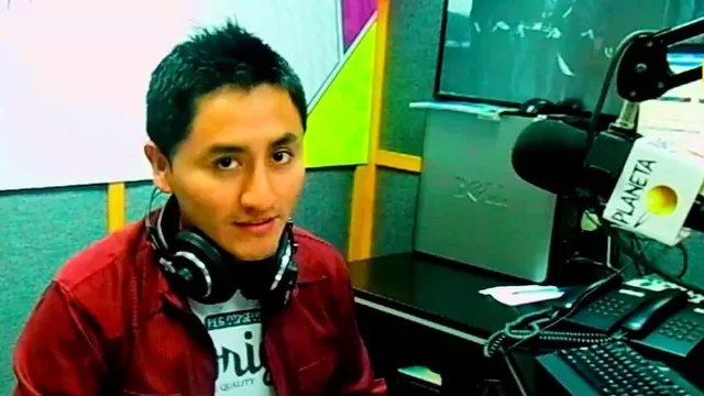 Pablo Tomairo, locutor de radio. Imagen: YouTube