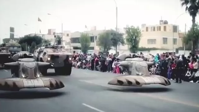Mira la Gran Parada Militar al estilo Star Wars