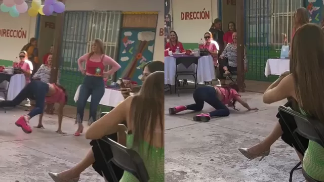 ¡Se descontroló! Mamás bailaron hasta el piso en concurso por Día de la Madre