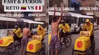 TikTok: Un heladero peruano y otro venezolano realizan piques al estilo de 'Rápidos y furiosos'