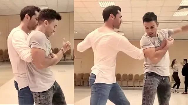 Pablo y Kiko bailando 'Un beso', de Pablo Alborán. YouTube: KikoChristina dance projects