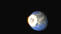 YouTube: esto pasaría si la Luna chocara contra la Tierra