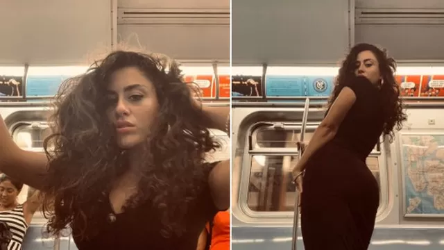 YouTube: joven se toma selfie posando sensualmente en tren y se vuelve viral