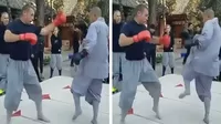 YouTube: Monje shaolín derriba de una sola patada en la cara a un luchador de MMA