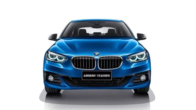 El BMW Serie 1 Sedán creado en exclusiva para China